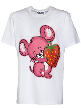 推荐Moschino Mouse-Printed Crewneck T-Shirt商品