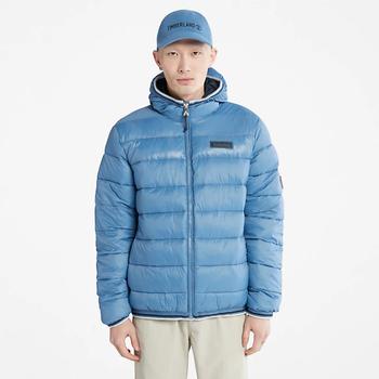 添柏岚外套, Timberland | Garfield Midweight Hooded Puffer Jacket for Men in Blue商品图片 