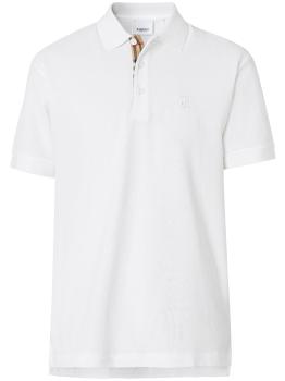 Burberry | BURBERRY 男士白色棉质短袖POLO衫 8055229商品图片,满$150享9.5折, 满折