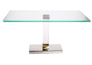 商品Classic Touch Decor | Glass Rectangular Cake Stand With Acrylic Stem,商家Premium Outlets,价格¥643图片