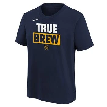 推荐Nike Brewers Team Engineered T-Shirt - Boys' Grade School商品