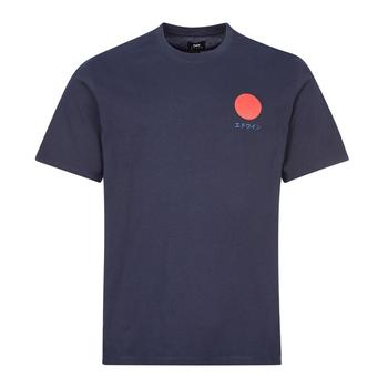 推荐Edwin T-Shirt Sun Logo - Navy商品