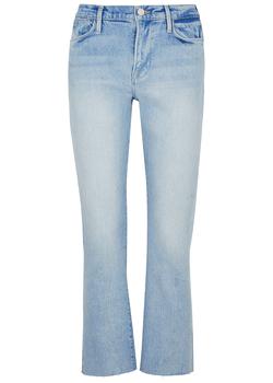 推荐Le High light blue straight-leg jeans商品