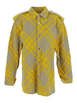 Burberry | Burberry Long Sleeved Check-Pattern Shirt 5.2折
