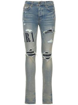 amiri牛仔裤, AMIRI | Logo Appliqué Stretch Denim Jeans商品图片 额外8.5折, 额外八五折