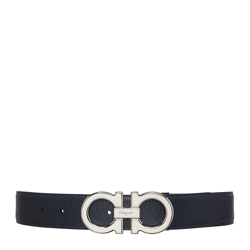 春装菲拉格慕腰带, Salvatore Ferragamo | SALVATORE FERRAGAMO 男士蓝色黑色拼色腰带 67-9710-746507【包装随机，部分无包装盒】商品图片 独家减免邮费