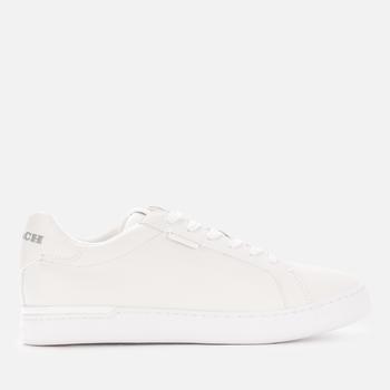 Coach Men's Lowline Leather Low Top Trainers - Optic White product img