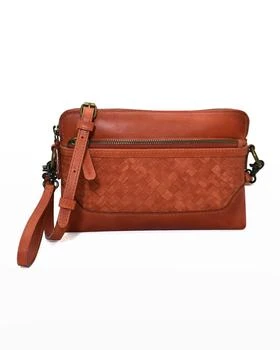 Frye | Melissa Basket Woven Zip Crossbody Bag 