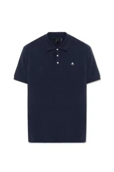 推荐Moose Knuckles Logo Patch Short-Sleeved Polo Shirt商品
