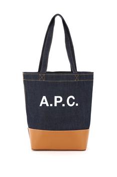 A.p.c. axel small denim tote bag product img