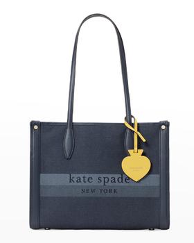 kate spade tote单肩包, Kate Spade | market medium denim tote bag商品图片 