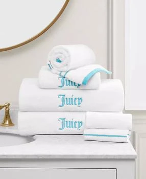 Juicy Couture | Neon Border Cotton 6-Pc. Bath Towel Set,商家Macy's,价格¥398