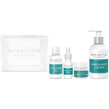 商品Skin Actives Scientific | Hydrating Skin Kit Cleansing Oil, Every Lipid Serum, Ultimate Moisturizing Cream, Hand & Body Lotion,商家Verishop,价格¥788图片