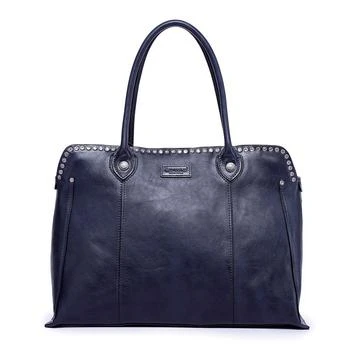推荐Women's Genuine Leather Soul Stud Satchel Bag商品