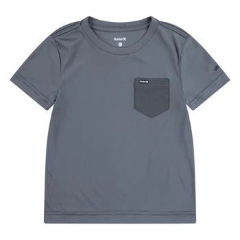 Hurley | One Pocket UPF Rash Guard Shirt (Little Kid),商家Zappos,价格¥136