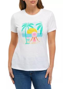 女士休闲essentials短袖, Crown & Ivy™ | Women's Short Sleeve Essential Graphic T-Shirt商品图片 3.6折×额外9折, 额外九折