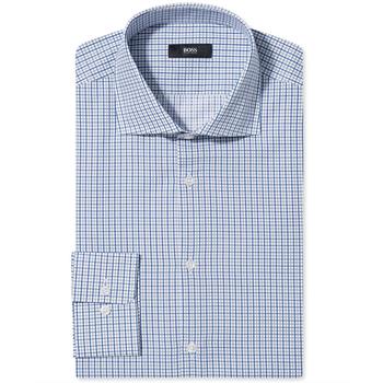 Hugo Boss | BOSS by Dress Shirt, Box Check Long Sleeve Shirt商品图片,独家减免邮费