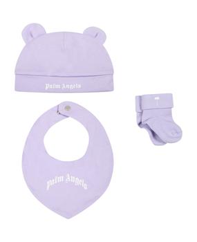 商品Lilac Set For Baby Girl With White Logo图片