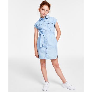 商品Calvin Klein | Big Girls Chambray Shirtdress,商家Macy's,价格¥410图片