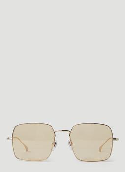 推荐Light Banana Sunglasses in Gold商品