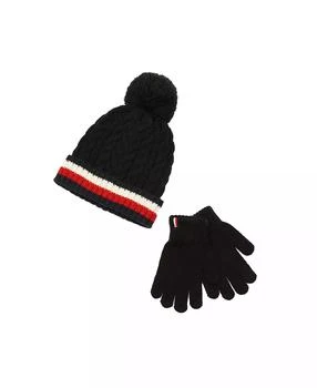 Tommy Hilfiger | Big Boys Cable Hat And Gloves Set,商家Macy's,价格¥93