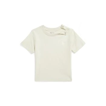 Ralph Lauren | 儿童棉质平纹针织圆领 T 恤,商家Zappos,价格¥110