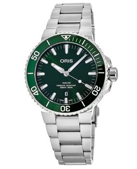 Oris Aquis Date Green Dial Stainless Steel Men's Watch 01 733 7730 4157-07 8 24 05PEB