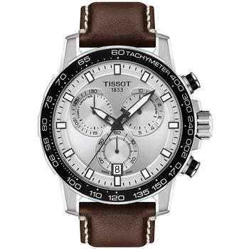 Tissot | Men's Swiss T-Sport Supersport Chrono Brown Leather Strap Watch 46mm商品图片,