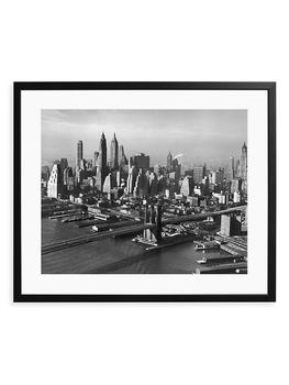 商品Sonic Editions | Overview Of Brooklyn Bridge Art Print,商家Saks Fifth Avenue,价格¥2862图片