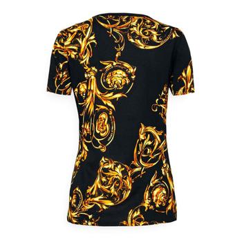 男士休闲范思哲t恤, Versace | T-shirt con fantasia barocca商品图片 5折