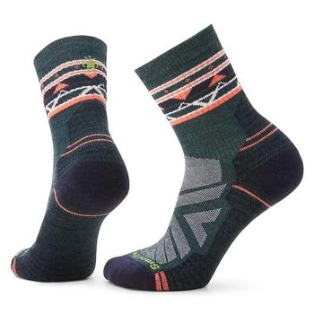 推荐Smartwool Women's Performance Hike Light Cushion Ethno Graphic Mid Crew Sock商品