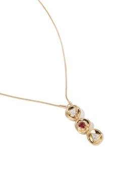 SAACHI | Divine Three Charm Pendant Necklace,商家Nordstrom Rack,价格¥224