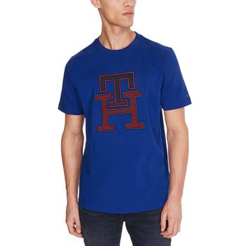 Tommy Hilfiger | Men's Lux Embroidered Monogram Graphic T-Shirt商品图片,7.9折×额外8折, 额外八折