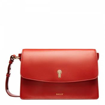Bally单肩包, Bally | NEW Bally Cecyle Ladies Papavero Calf Leather Crossbody Bag MSRP商品图片 4折, 独家减免邮费