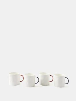 Feldspar | Set of four fine china tea mugs,商家MATCHES,价格¥1567