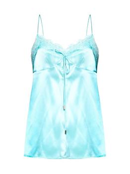 PINKO | Pinko Lace-Trim Satin Camisole商品图片,7.1折