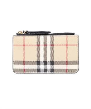 推荐Burberry vintage check coin wallet商品