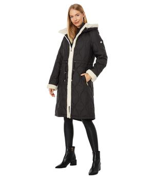 Kate Spade衣服, Kate Spade | Hooded Zip Front Down with Sherpa Detail商品图片 