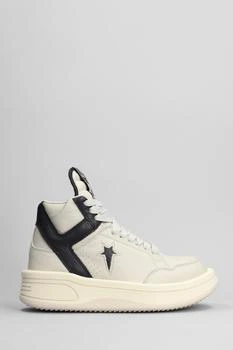 DRKSHDW | Turbowpn Sneakers In Grey Leather,商家Italist,价格¥1519
