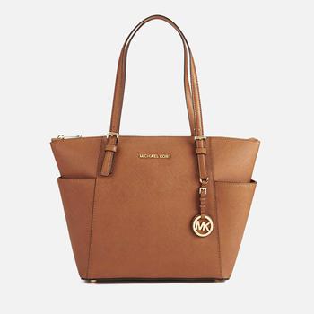 推荐MICHAEL MICHAEL KORS Women's Jet Set Pocket Tote - Luggage商品