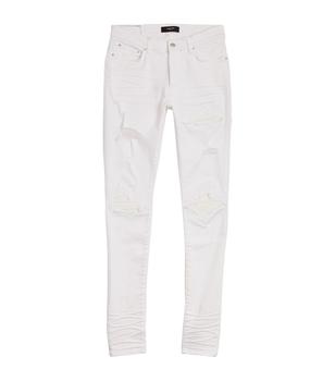 amiri mx1, AMIRI | MX1 Distressed Mid-Rise Skinny Jeans商品图片 