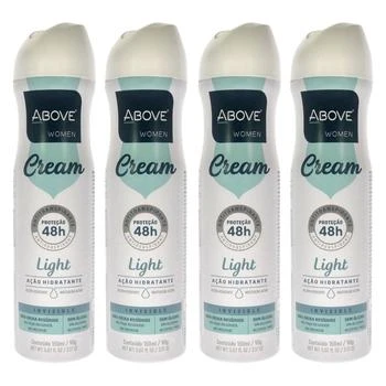 Above | 3.17 oz 48 Hours Cream Antiperspirant Deodorant for Women - Light - Pack of 4,商家Premium Outlets,价格¥239