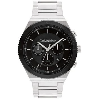 Calvin Klein | Men's Silver-Tone Stainless Steel Bracelet Watch 44.5mm 