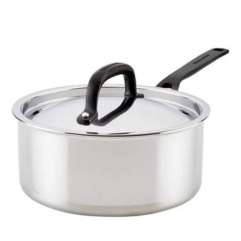 KitchenAid | 5 Ply Stainless Steel 3 Qt Saucepan and Lid,商家Bloomingdale's,价格¥824