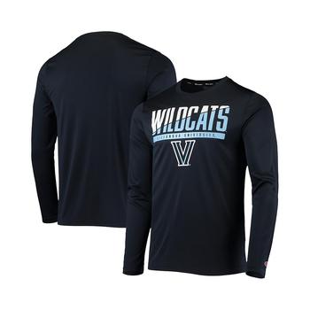 CHAMPION | Men's Navy Villanova Wildcats Wordmark Slash Long Sleeve T-shirt商品图片,