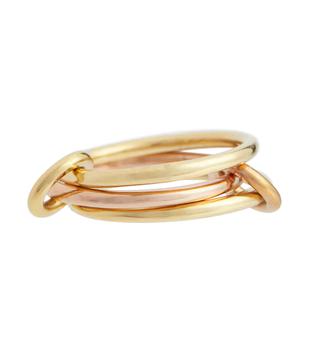 商品Spinelli Kilcollin | Solarium 18kt yellow and rose gold linked rings,商家MyTheresa,价格¥14557图片