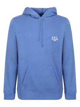 推荐Blue Hooded Long-Sleeved Sweatshirt商品