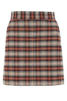 推荐See By Chloé Check Pattern Zipped Skirt商品