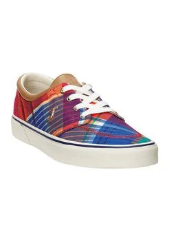 推荐Ralph Lauren Faxon X Plaid Canvas Sneaker商品