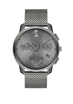 推荐Men's 42 Millimeter Stainless Steel Bold Mesh Bracelet Watch商品
